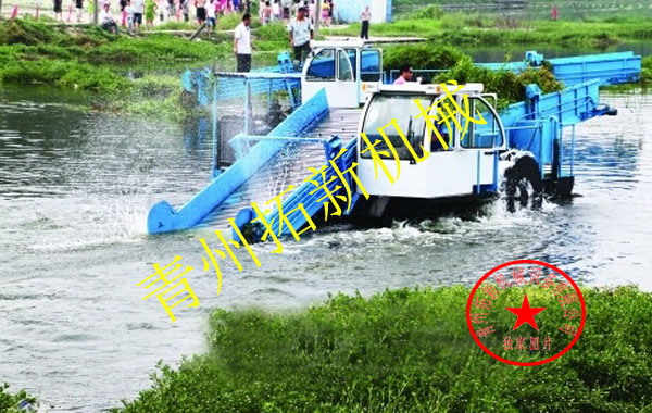 销往安徽阜阳林泉县水务局水花生打捞船