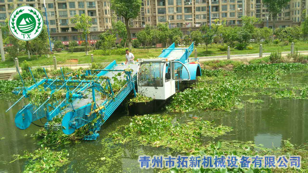 销往浙江全自动割草船